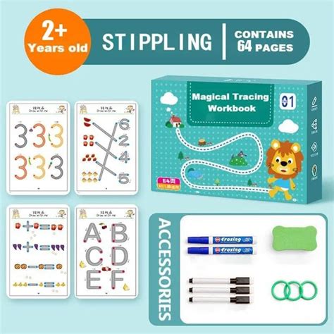 Enhancing Concentration and Focus with a Magical Tracing Workbook